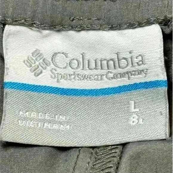 Columbia PFG Men's Cargo Shorts Gray Size Large Omni-Shade Technology - Picture 8 of 8